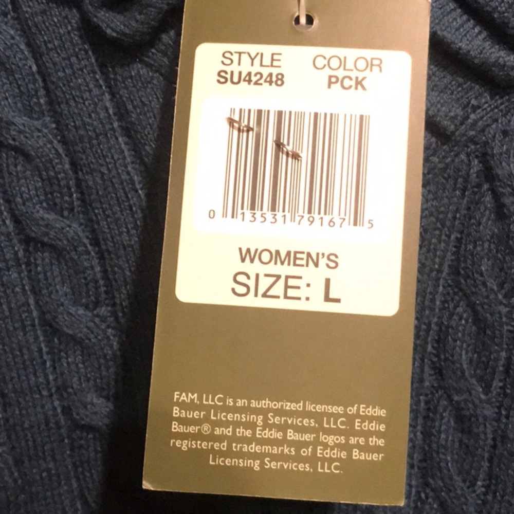 New Eddie Bauer sweater - Picture 4 of 6